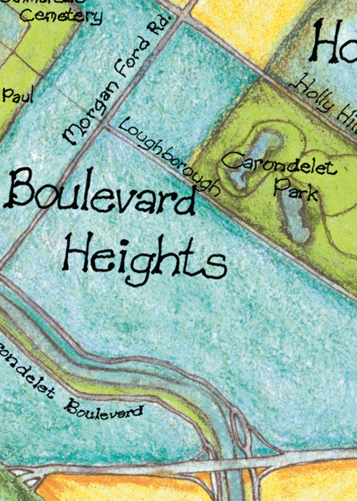 St Louis Neighborhood Map Maps Model Online