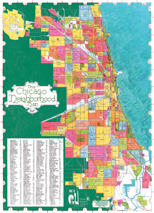Chicago Neighborhood Map  2nd Edition