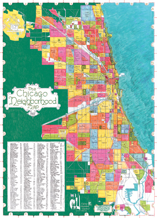 Welcome To BigStick, Inc. - Chicago Neighborhood Map 2nd Edition